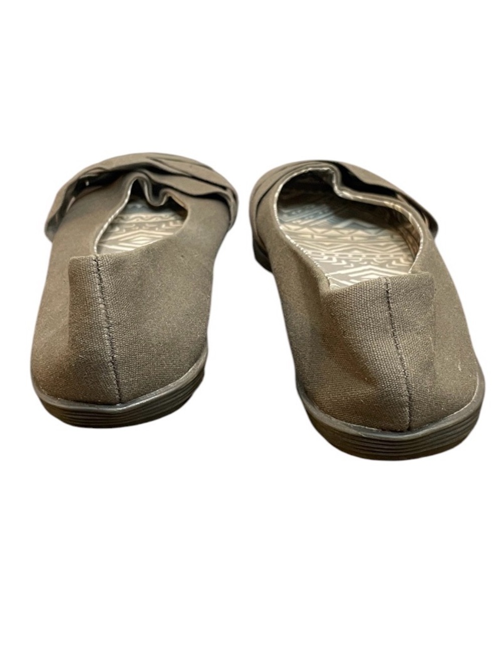 Rock & Candy Women's Magic Gladiator Slip-on Grey Ballet Flat - Picture 7 of 9